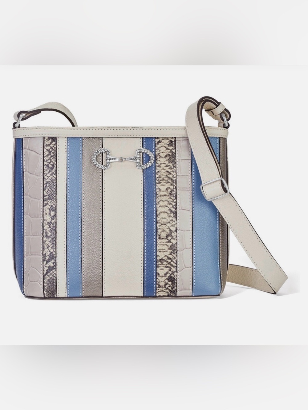 Brighton Heather Square Bucket Bag